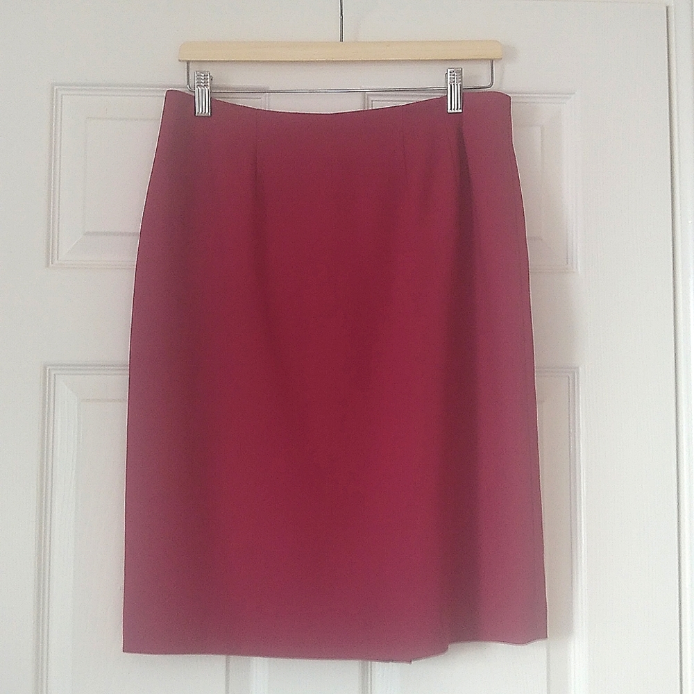 Rose Pink Pencil Skirt